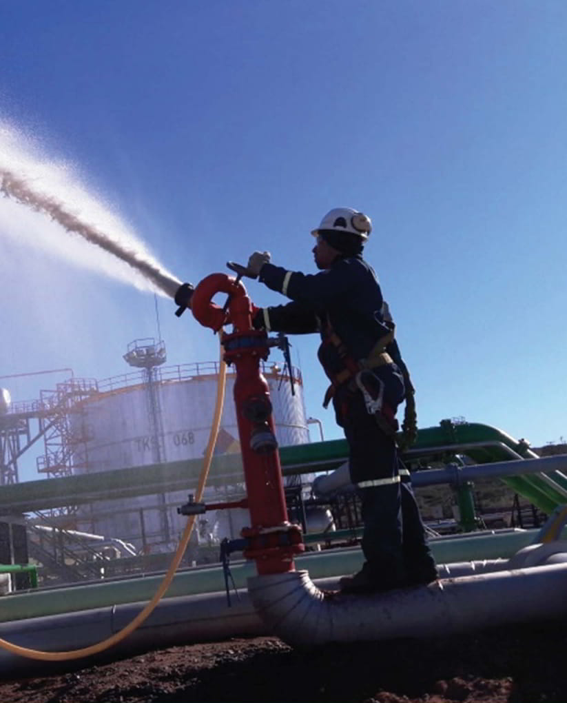 Prevención contra incendios.